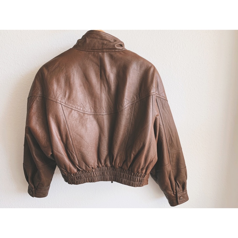 Vintage • Adventure Bound Leather Bomber